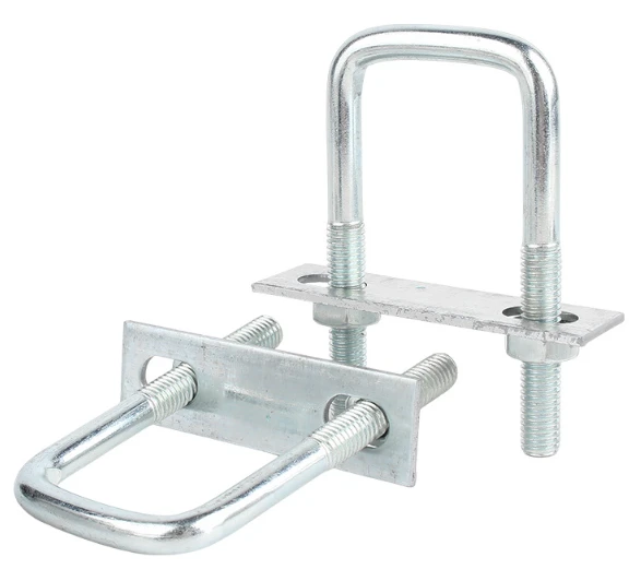 Carbon Steel U-Type Square Clip Set Heavy Duty Clamp With For Secure Pipe And Tube Fastening price