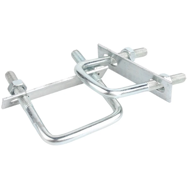 Carbon Steel U-Type Square Clip Set Heavy Duty Clamp With For Secure Pipe And Tube Fastening best