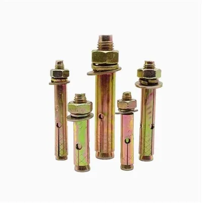 Boulon d'expansion d'ascenseur robuste-en zinc jaune